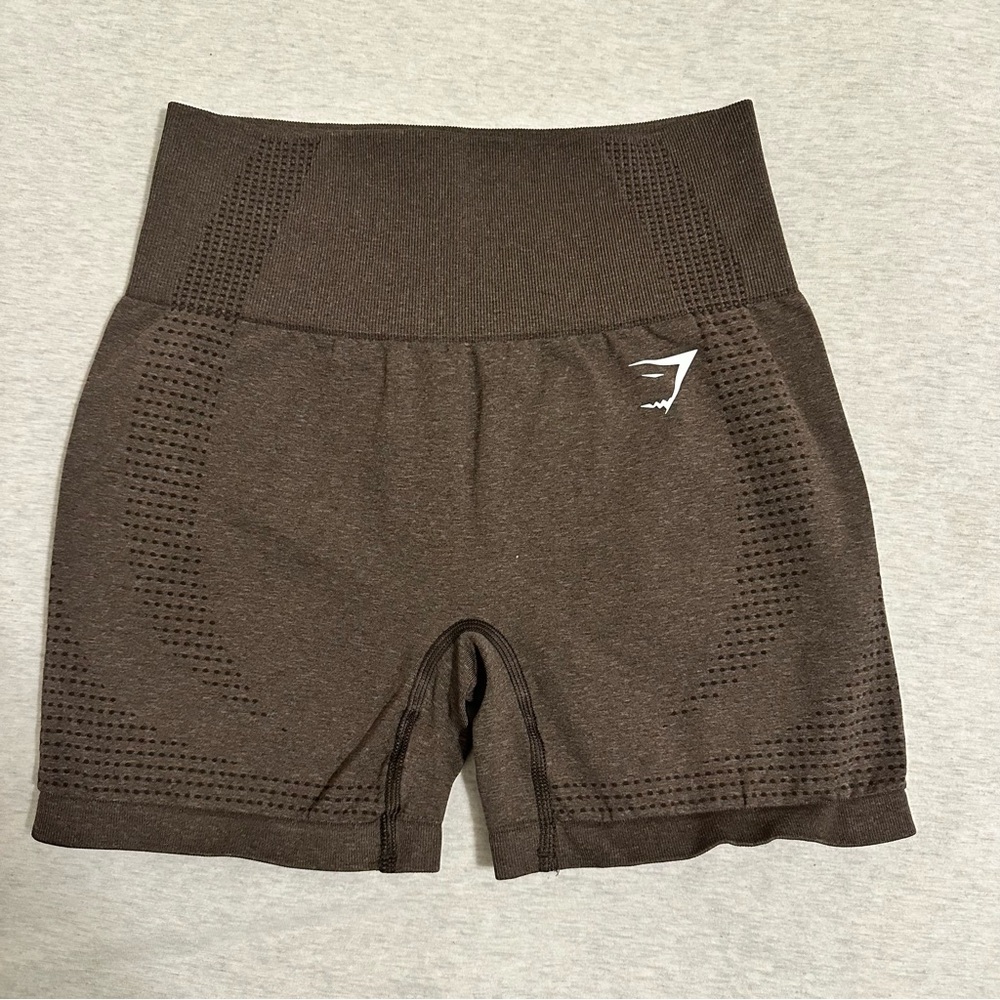 Gymshark Chocolate Brown‎ Bike Shorts
